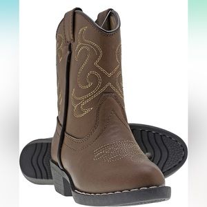 Canyon Trails Lil Cowboy Pointed Toe Classic Western Rodeo Boots